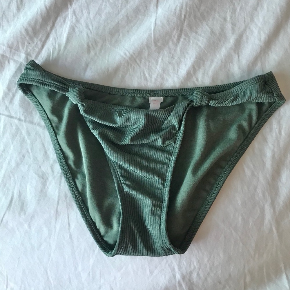 Green swim bottoms